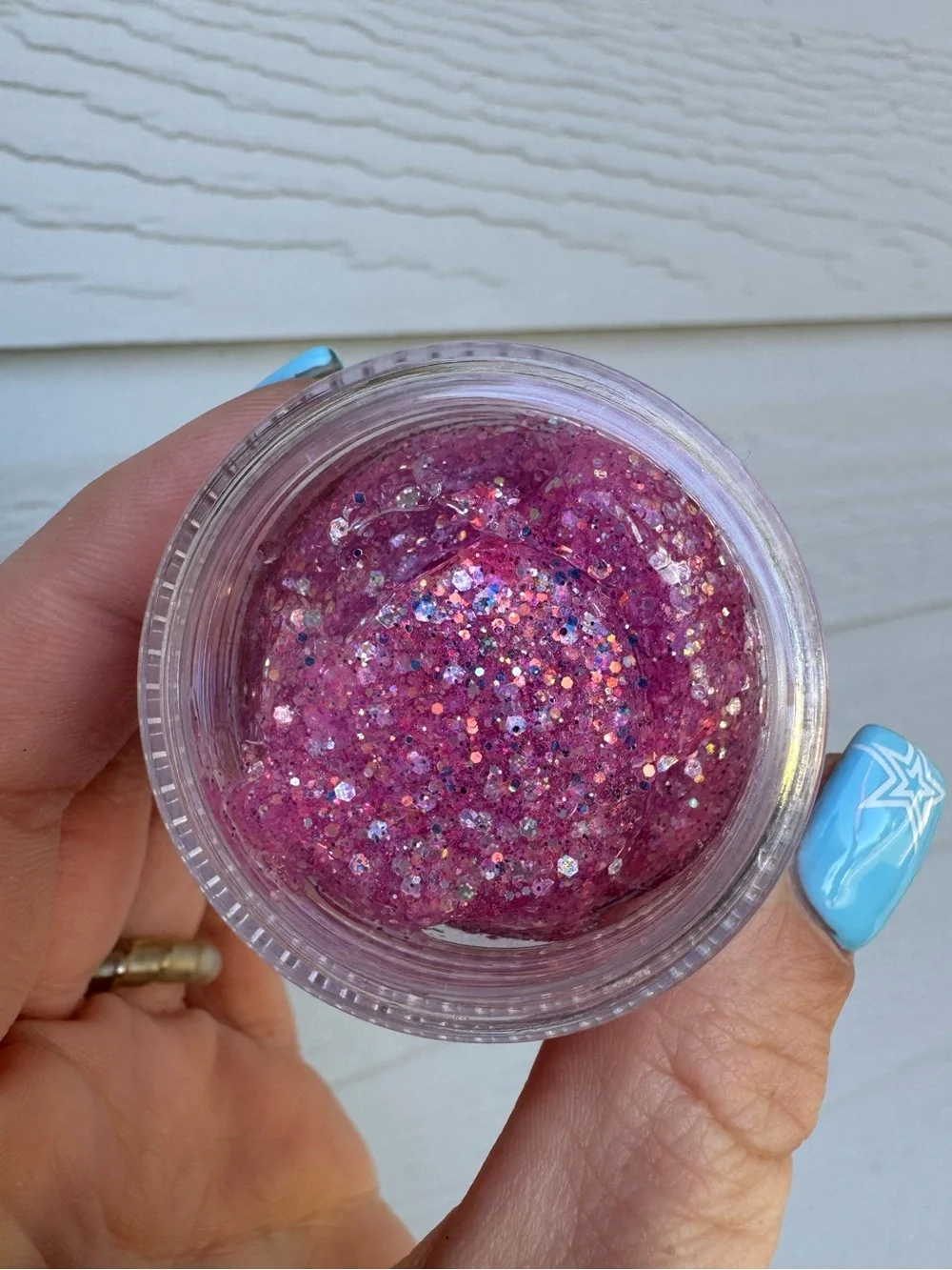 Hair Glitter Gel Double Stack - Patriotic and Pink